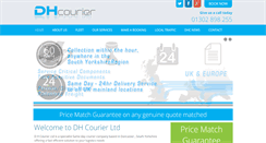 Desktop Screenshot of dhcourier.co.uk